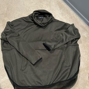 The North Face funnel neck fleece poncho
